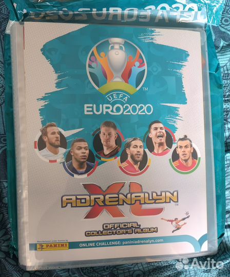 Биндер и карточки Евро 2020. Превью