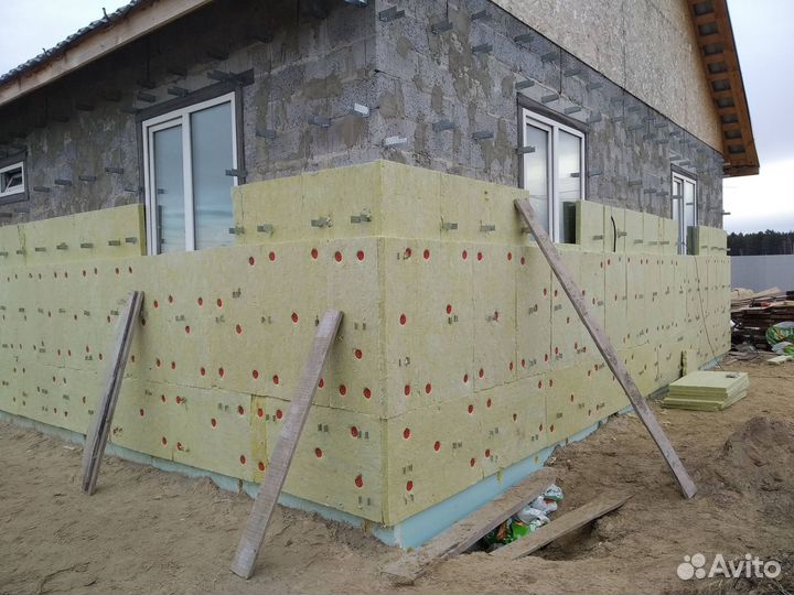 Облицовка фасада, утепление