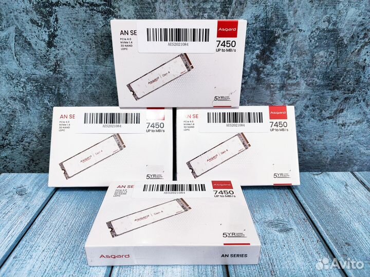 Ssd m2 nvme 1tb 7450 mb/s новый