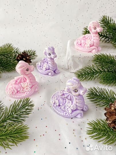 Мыло ручной работы фигурка Дракона