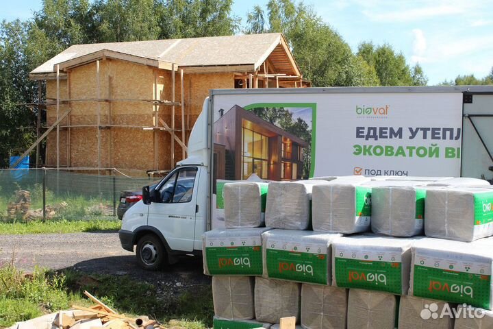 Задувка эковатой