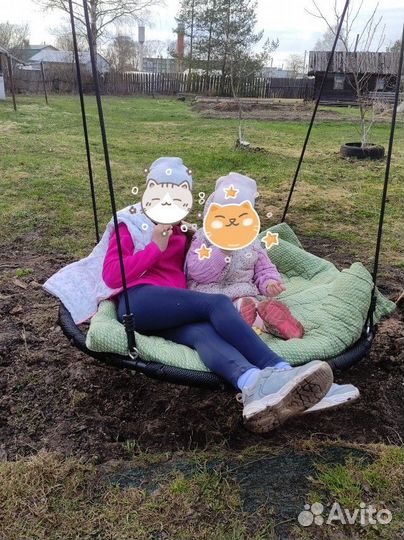 Подвесные качели гнездо