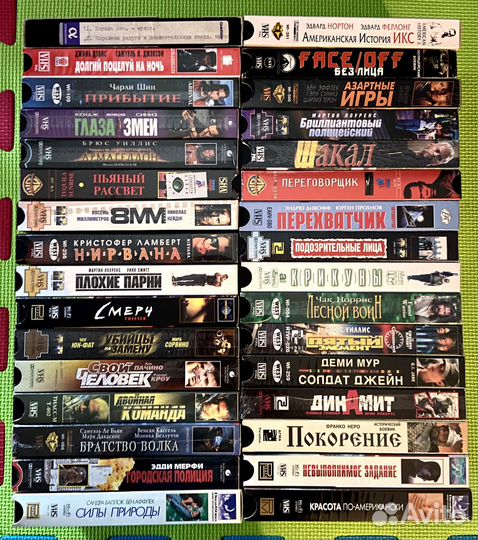 Видеокассеты с фильмами