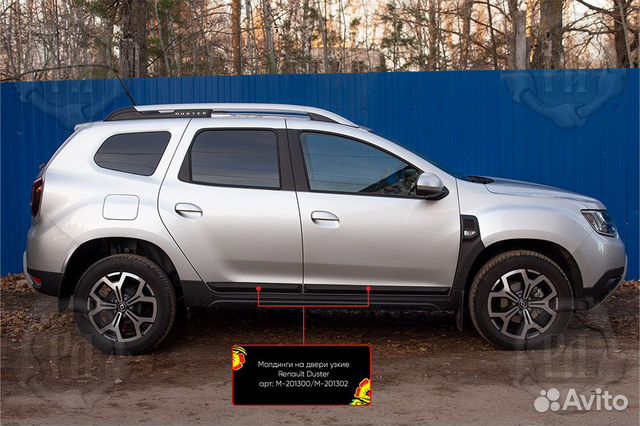 Молдинги на двери Renault Duster 2021- M-201302