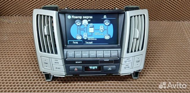 Дисплей lexus rx400h rx350 магнитола русский язык