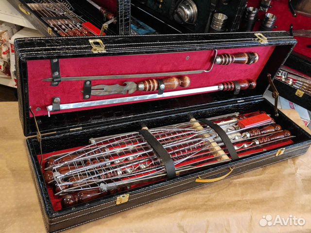 Набор шашлычный в кейсе