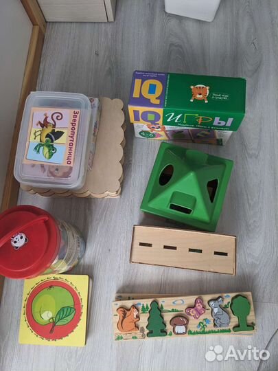 Детские развивающие деревянные игрушки