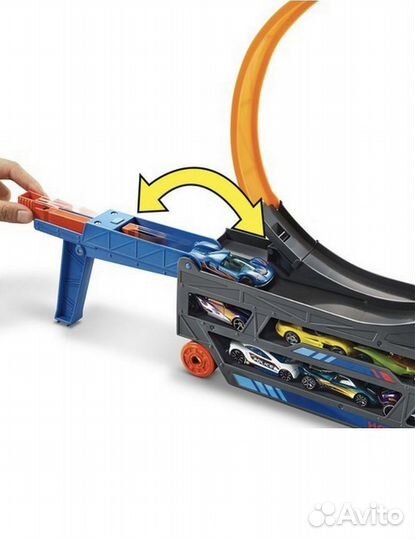 Трюковой тягач автовоз Hot Wheels