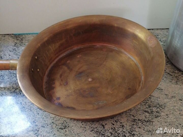 Латунный таз