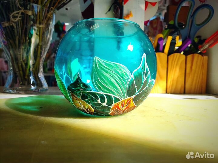 Декоративная ваза ручной работы