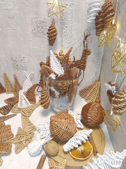 Игрушки плетеные ручной работы