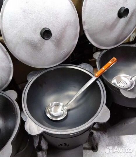 Казан чугунный 10 литров