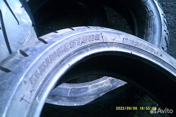 120 70 R17 -1 мота шина Bridgestone Battlax BTO 27