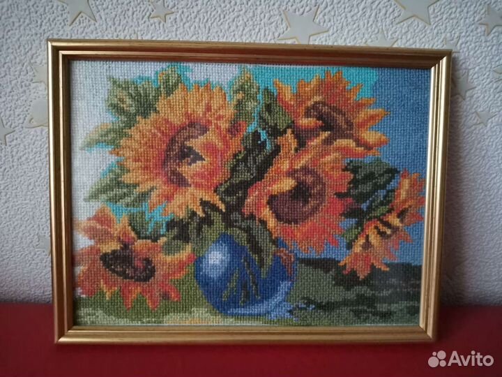 Картина вышитая крестом