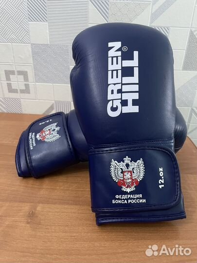 Боксерские перчатки 12 oz green hill