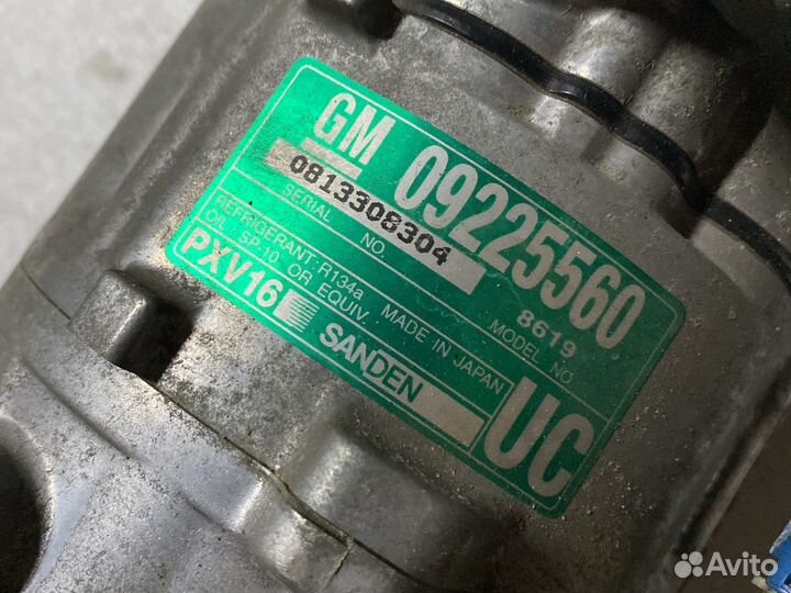 Компрессор 09225560 Opel 2.2л Vectra, Signum