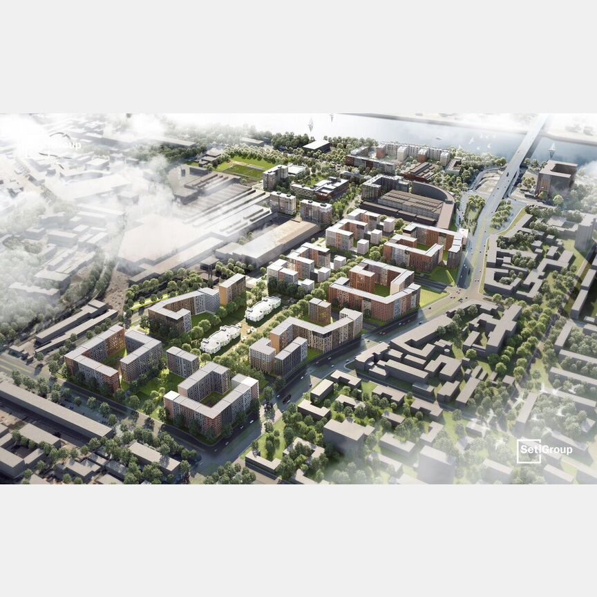 2-к. квартира, 51,7 м², 1/12 эт.