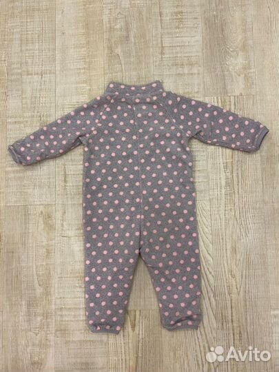 Комбинезон флисовый поддева 86 92 baby go