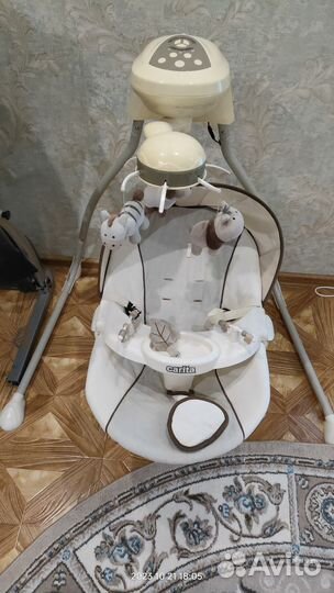 Детские электронные качели для новорожденных
