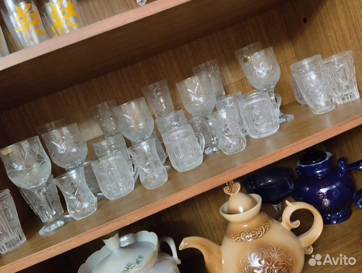 Фужеры,бокалы хрустальные