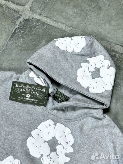 Худи Denim Tears Grey, S-XL