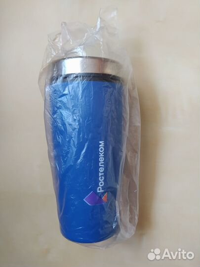 Термостакан с напылением soft-touch 0,5 л