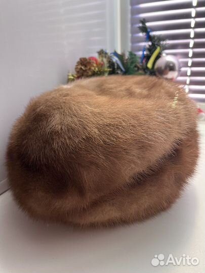 Шапка норковая женская,можно на перешив