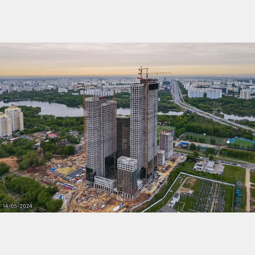 1-к. квартира, 33,3 м², 14/52 эт.