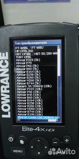 Эхолот Lowrance Elite 4x HDI без датчика