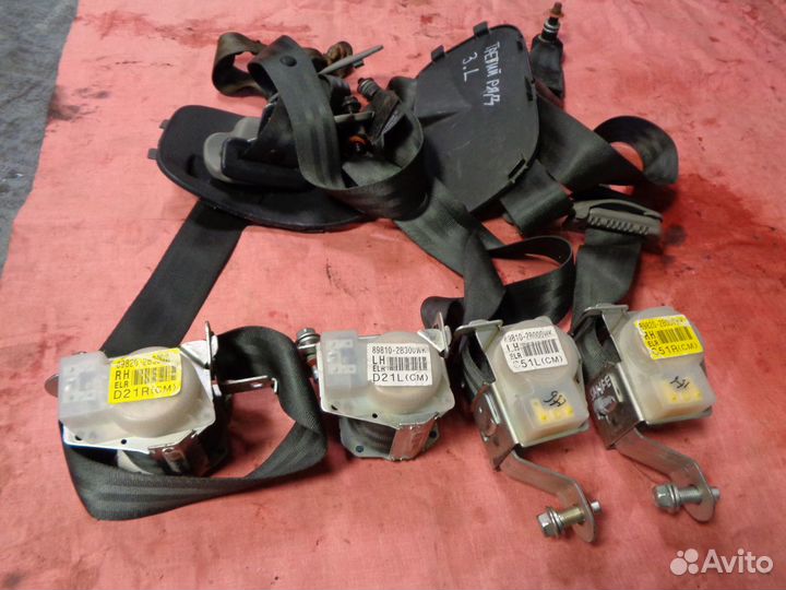 Huyndai Santa Fe Ремни безопасности 2-3 ряд