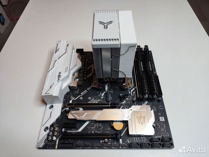 Комплект: Ryzen 5600, B550, 16Gb, кулер