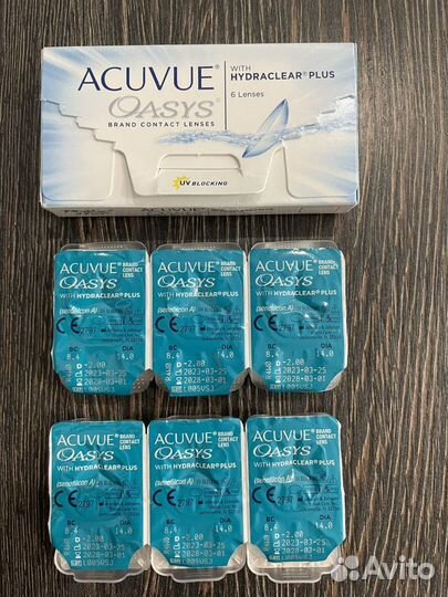 Линзы acuvue oasys