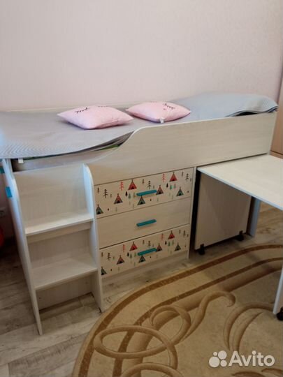 Детская кровать от 3 лет с бортиками