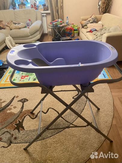 Детская ванночка с весами и термометром DigiBath