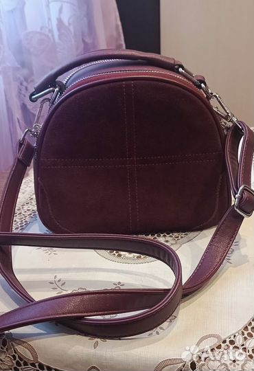 Сумка кроссбоди натуральная