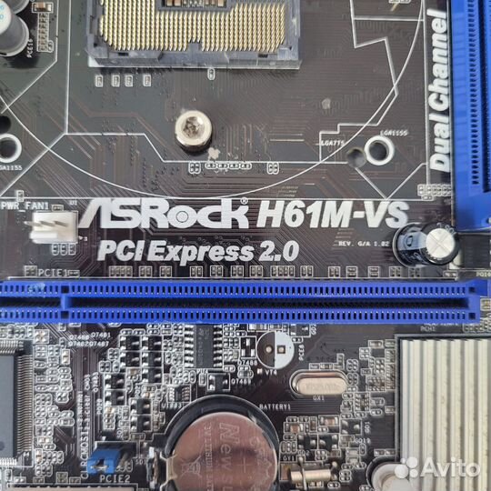 Материнская плата ASRock H61M-VS LGA 1155