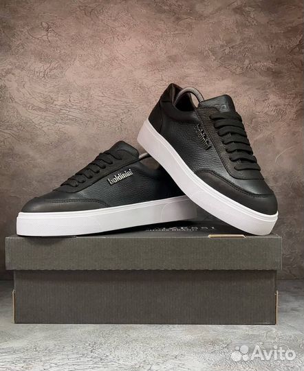 Кеды мужские кожаные baldinini