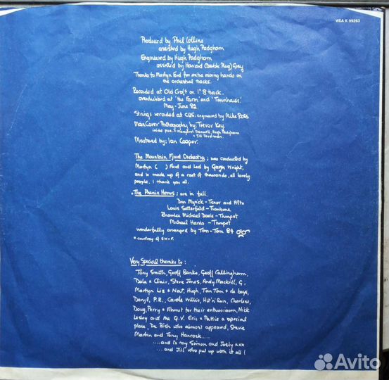 Винил Phil Collins