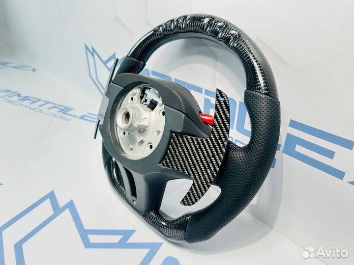Руль карбон BMW G-серия кожа с подогревом М