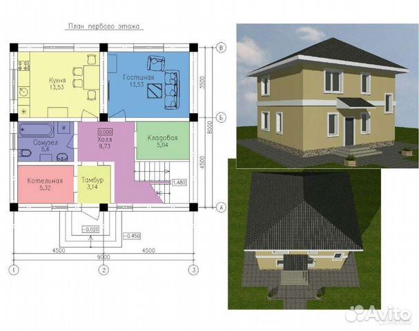 Проектирование частных домов, чертежи дизайн