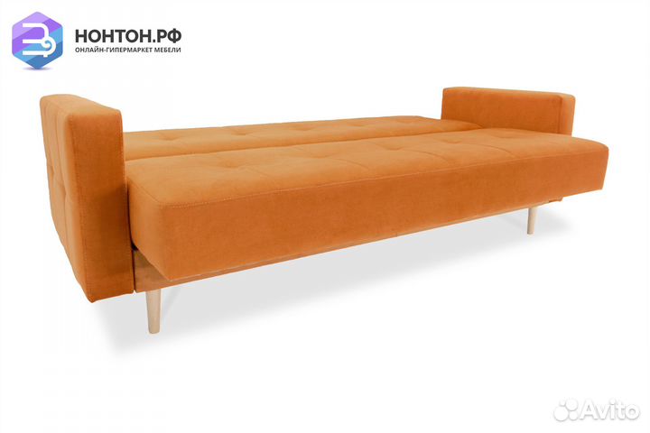 Диван книжка Фиеста коричневый