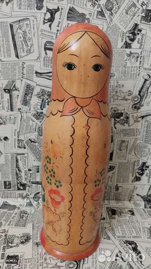 Матрешка большая СССР футляр для бутылки