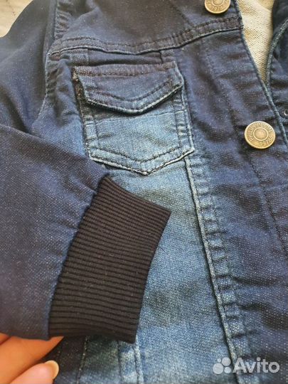 Куртка кофта джинсовая детская размер 92 - 98