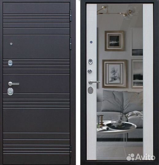 Дверь входная Шоколад металлическая Дуэт