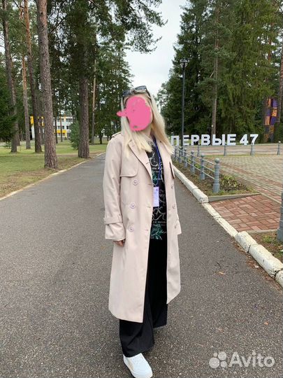 Плащ тренч женский 42 44 длинный