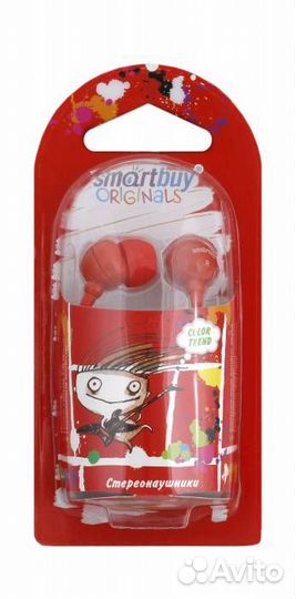 Наушники SmartBuy color trend Красные