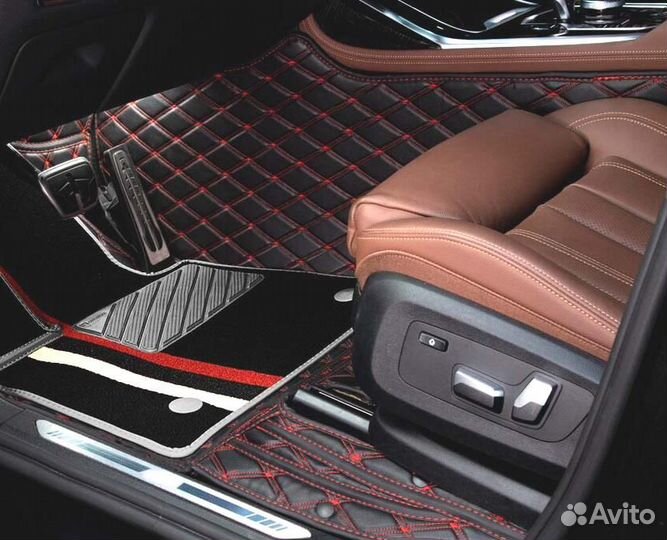 3D Коврики Audi A8 3 D4 D5 Long Экокожа