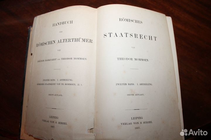 Книга на немецком языке 19 век.1887 год