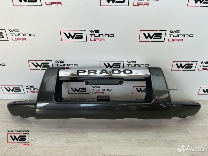 Накладка на бампер toyota Land Cruiser Prado 120