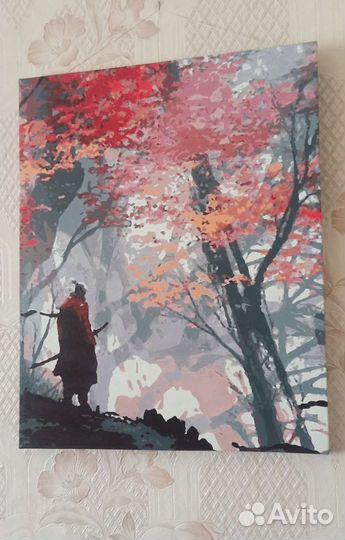 Картина готовая. Самурай